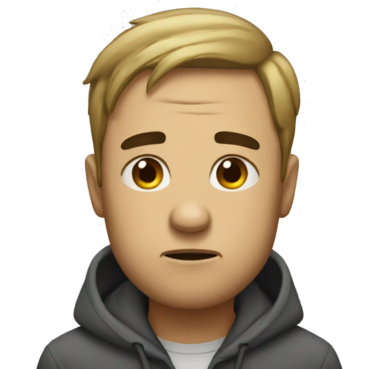 Disappointed person  emoji