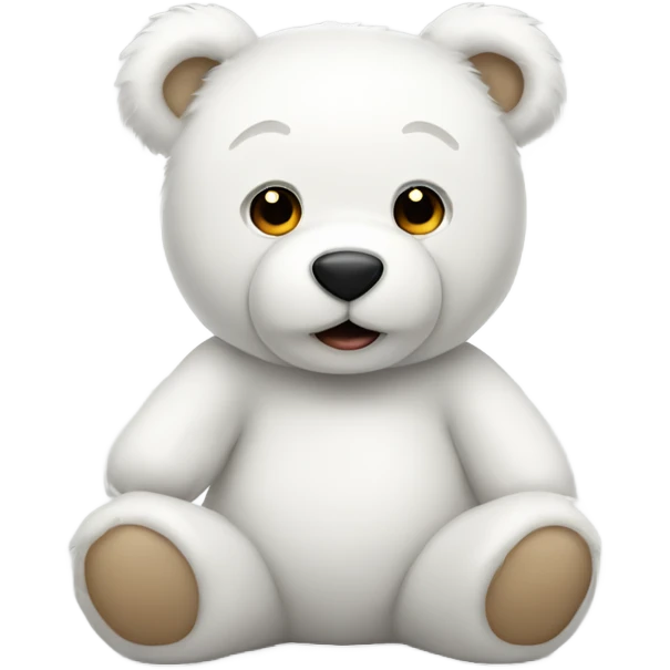 White teddy bear emoji