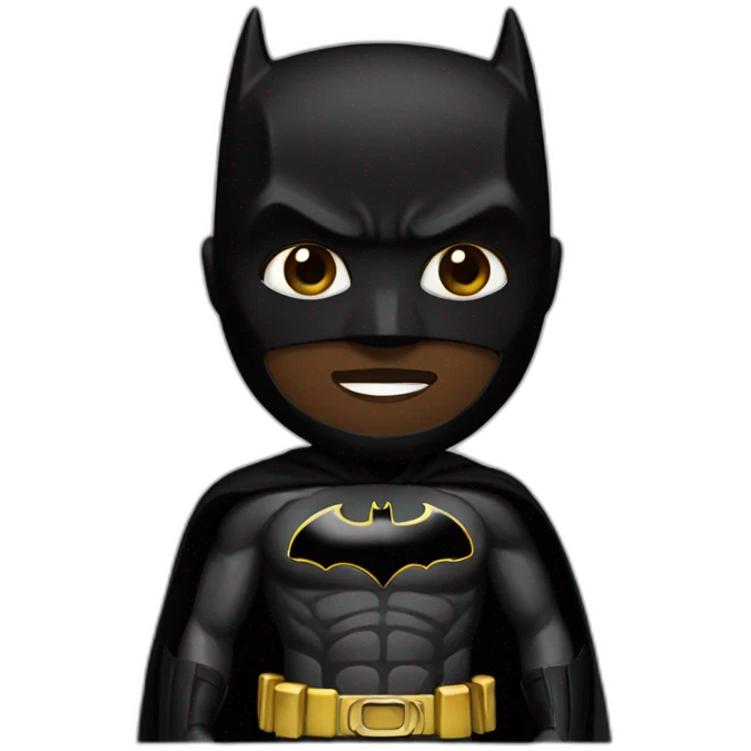 Black batman emoji