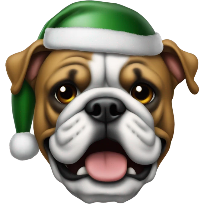 Christmas tree Georgia bulldog helmet emoji
