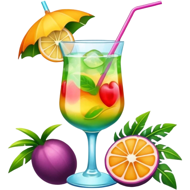 Island cocktail  emoji