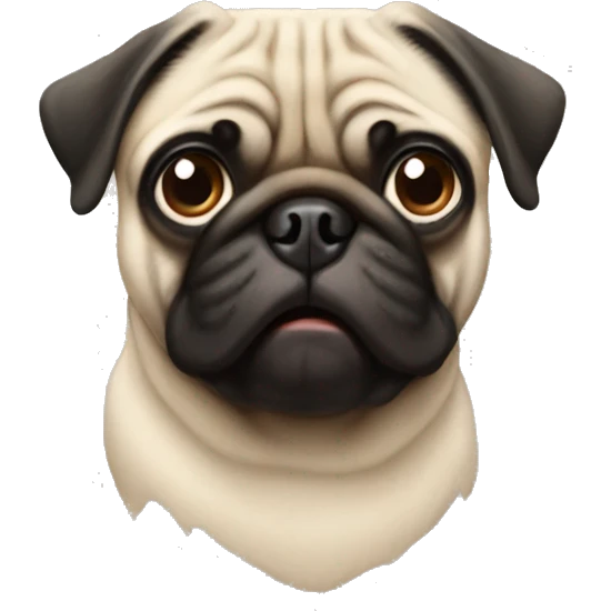 pug amoroso emoji