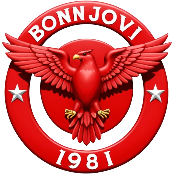 Bon Jovi 1986 band logo emoji