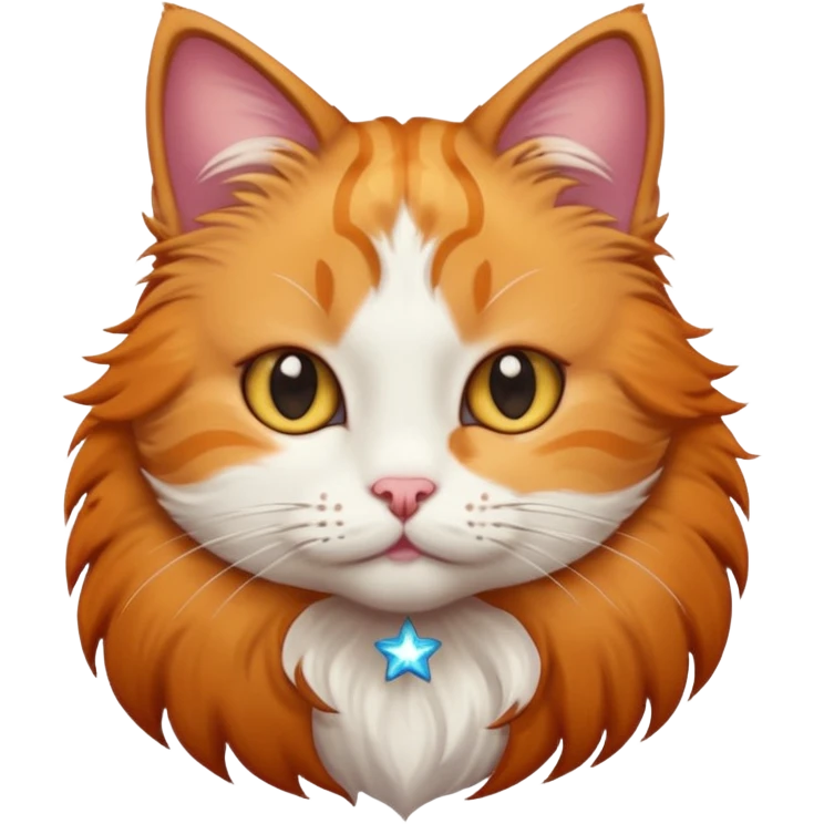گربه با چشم های ستاره ای emoji