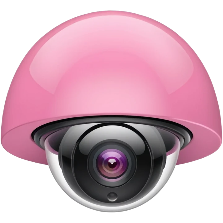 Security Camera pink  emoji