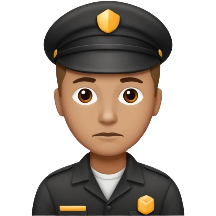 Stage manager no hat emoji