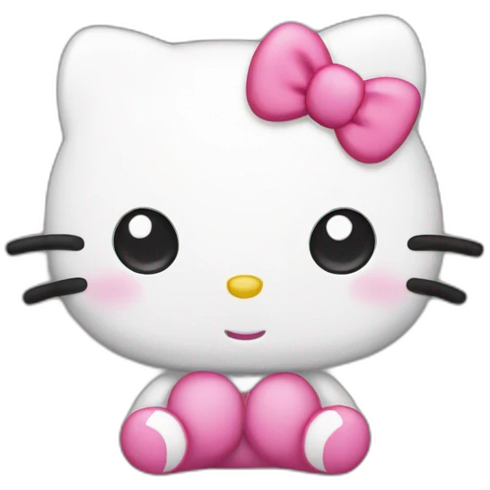 Kawaii hello kitty  emoji