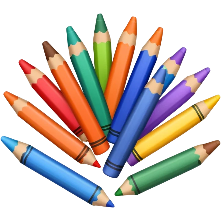 crayons emoji