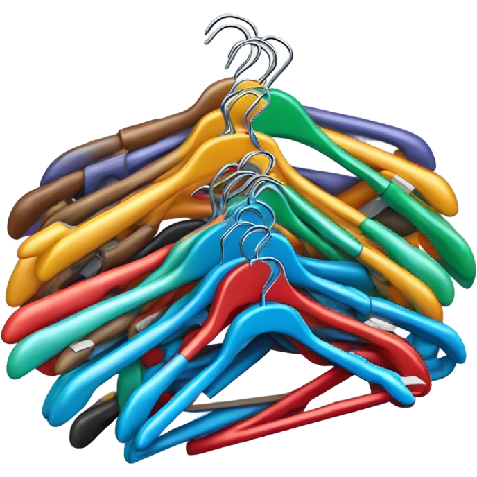 mountain of hangers emoji