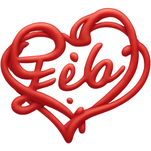 A heart that says Ella emoji