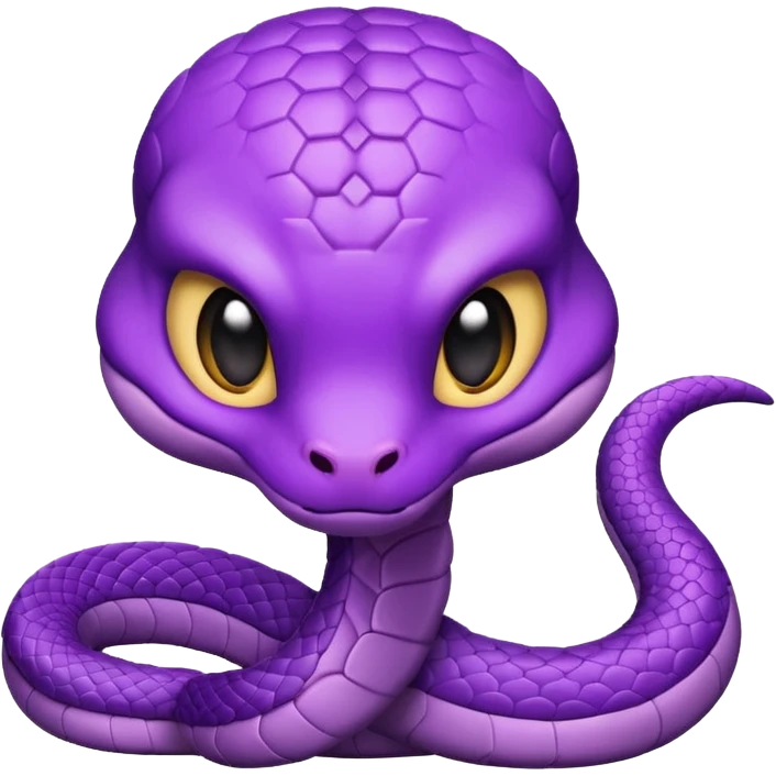  i want a animated emoji with the text "'Lil Viper sorry" for a little purple cute viper emoji