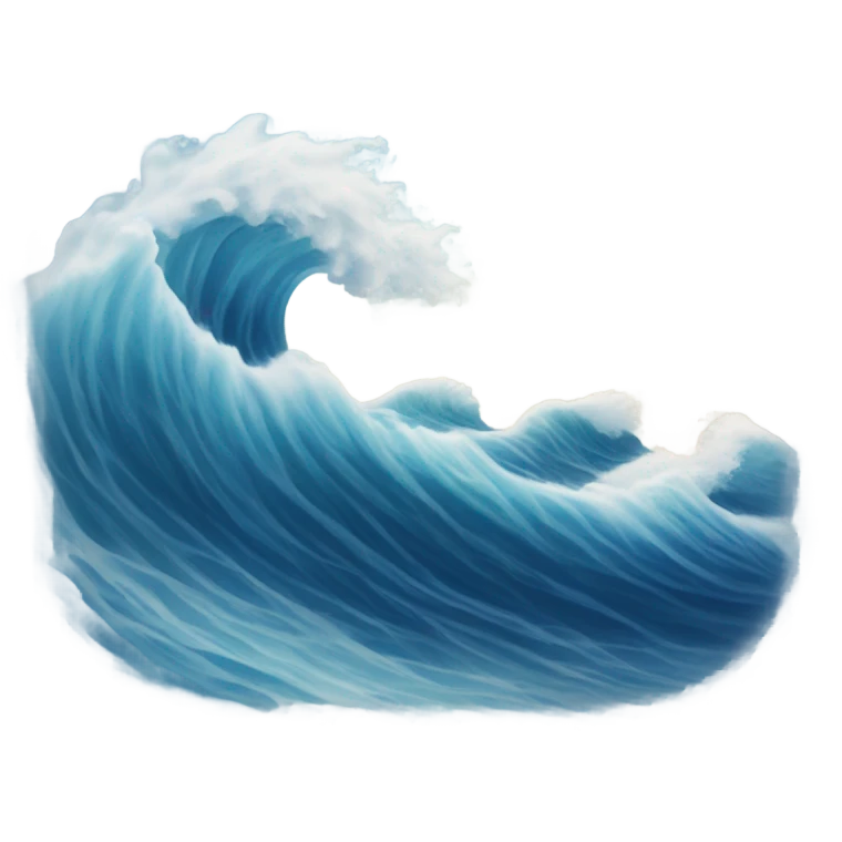Ocean waves emoji
