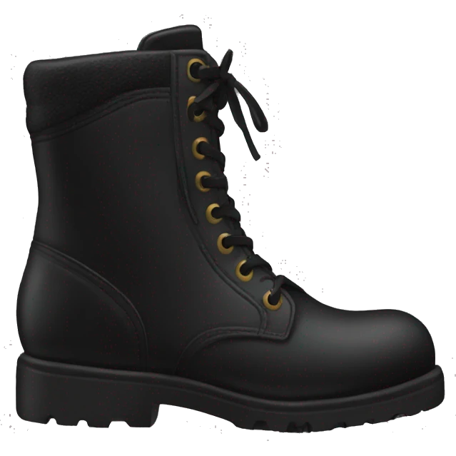 Black boots emoji