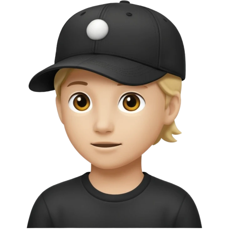 black baseball cap  emoji