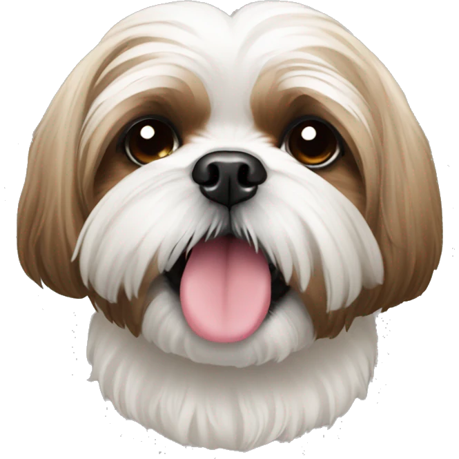 shih tzu dog emoji
