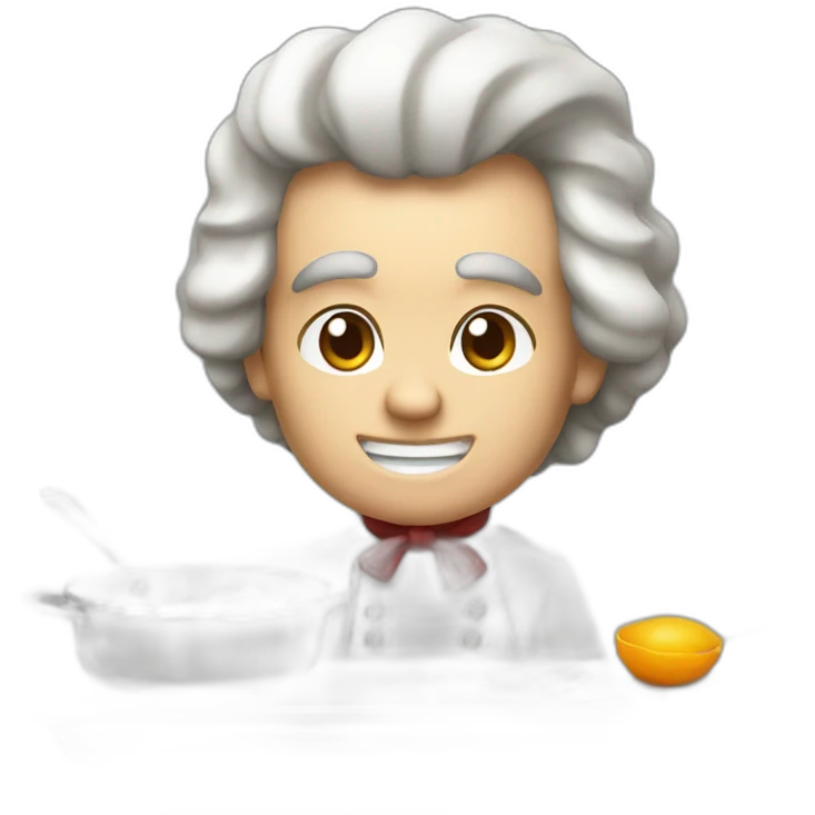 Beethoven　cooking emoji