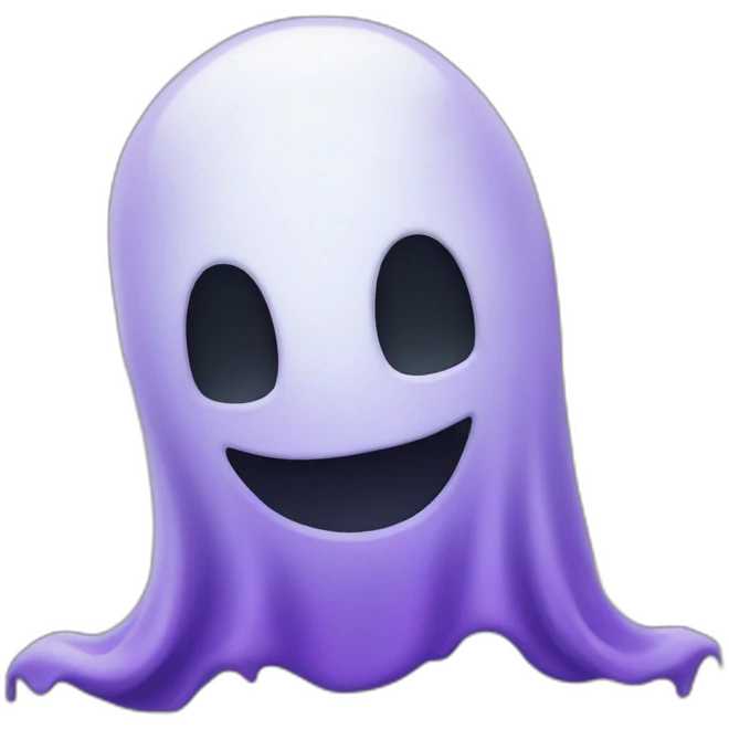 Ghost hype purple emoji