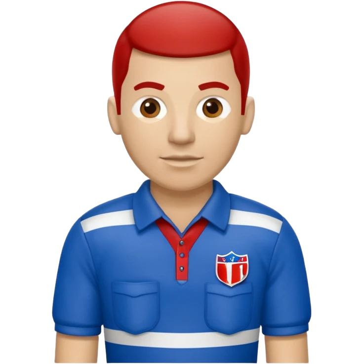 referee american football blue (#00A3E0) and red (#F9423A) emoji