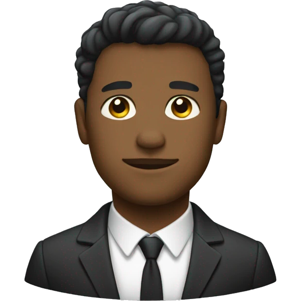 American soulder with a guilie suit on emoji