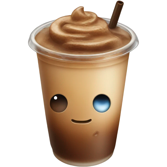 Iced coffee emoji