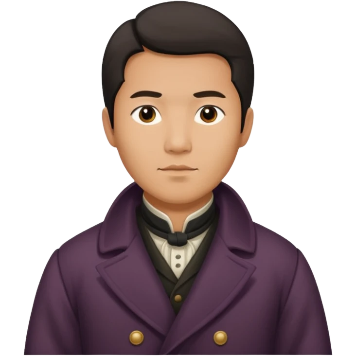 asain man in 1800s emoji