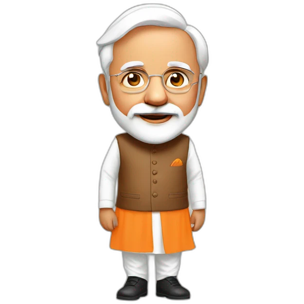 Narendra Modi standing emoji