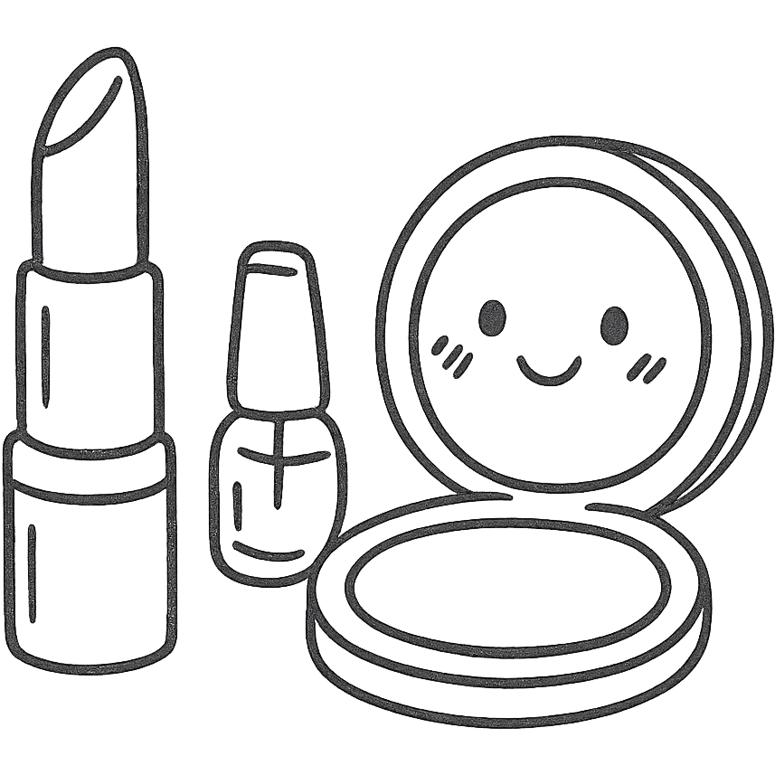 cute makeup emoji