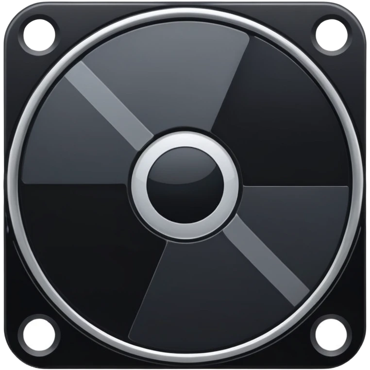 black computer disk emoji