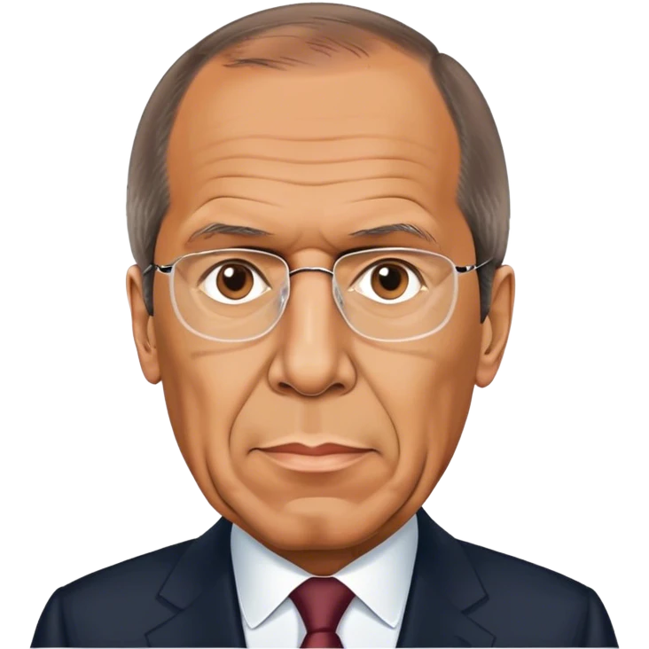 sergei lavrov photorealistic emoji