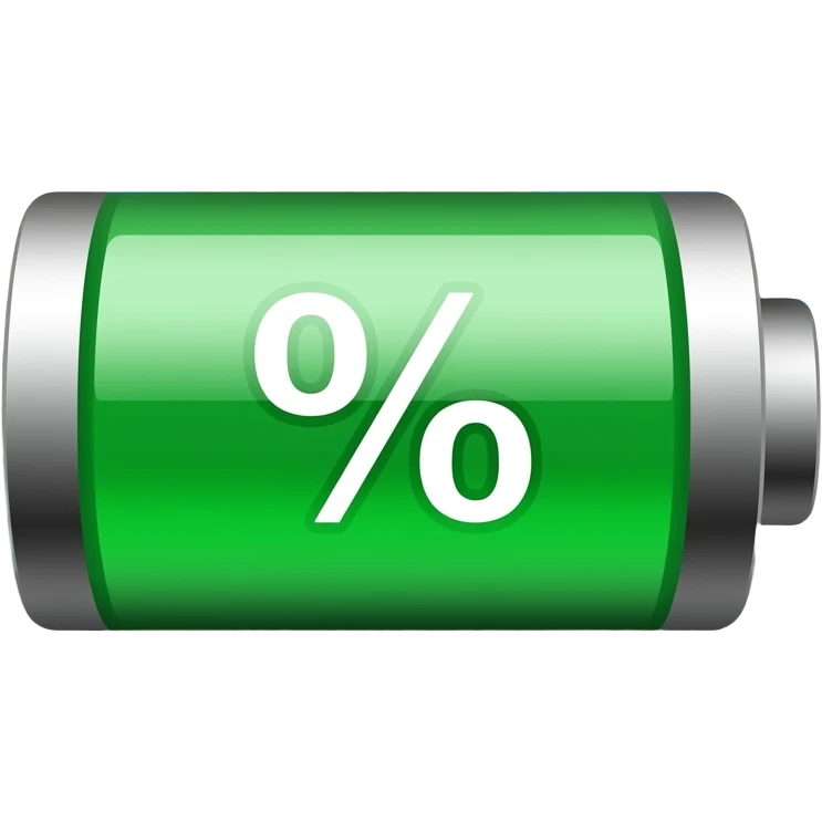 Generate an emoji of battery status which is used in Snapchat app map emoji