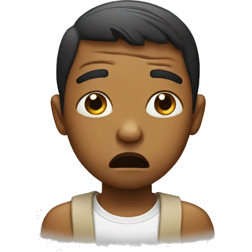 Crying hard emoji