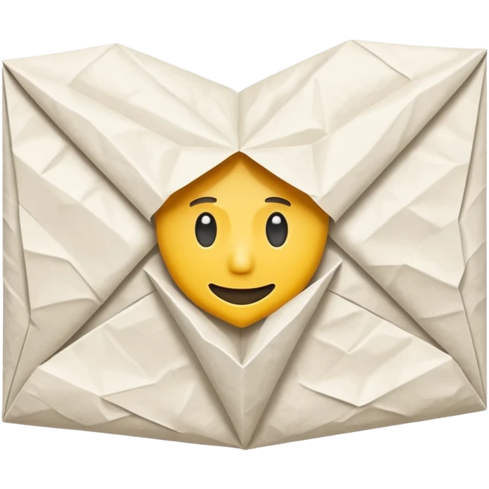 wrinkled paper emoji