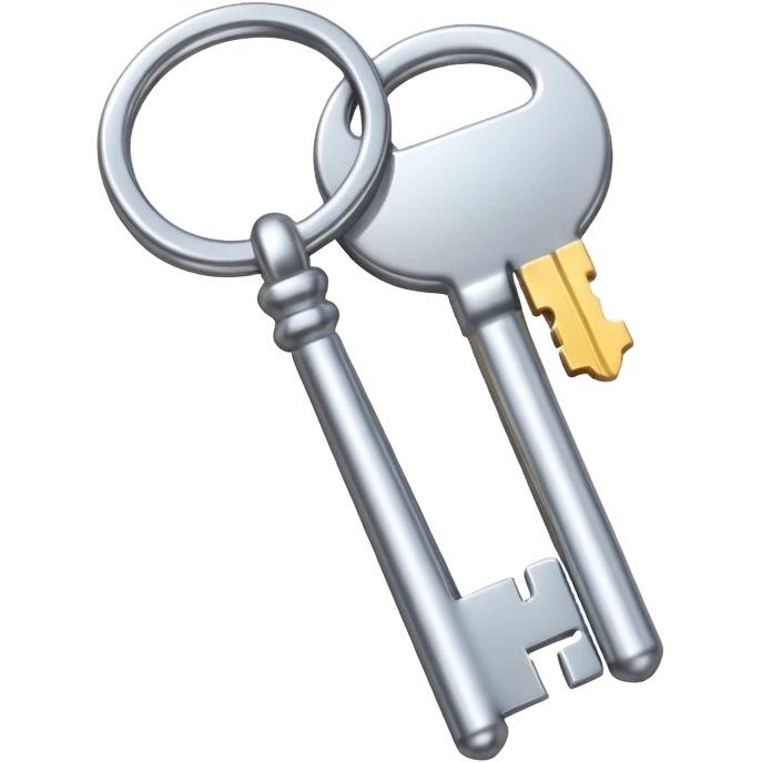 silver keys emoji