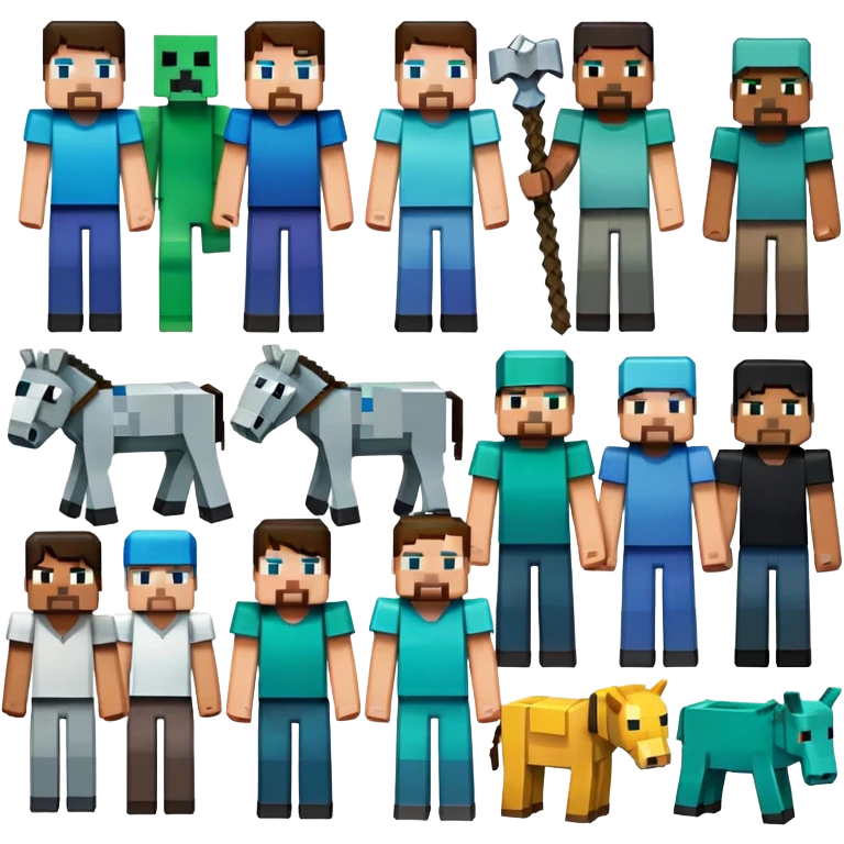 Minecraft mob emoji