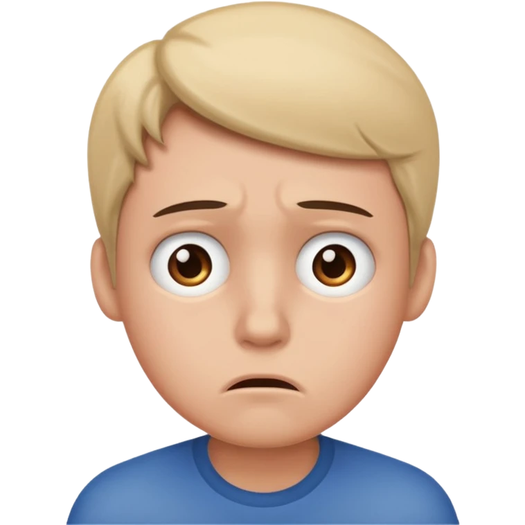 "I have felt anxious about my futere since the start of the year" emoji