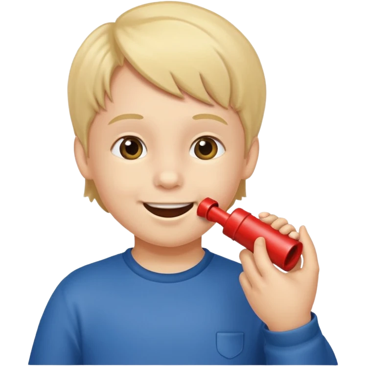 Игра со свистулькой  emoji