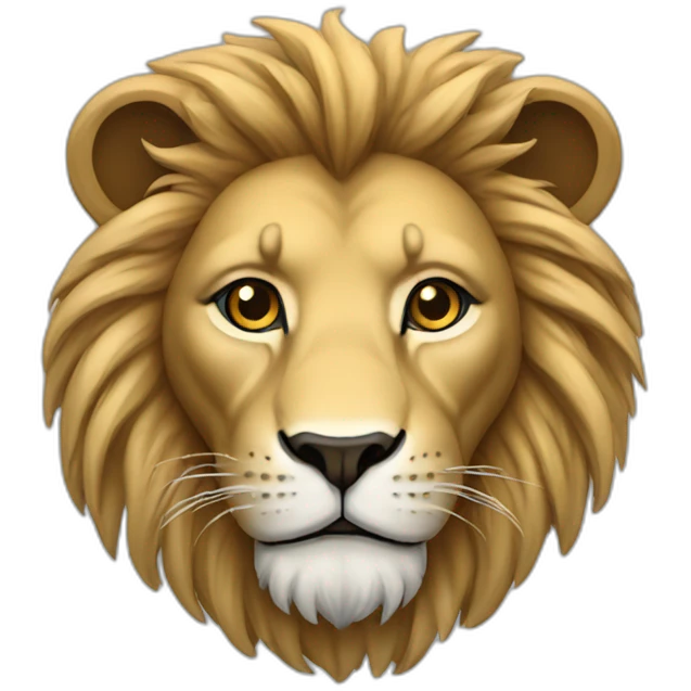 Lion 4 colors emoji