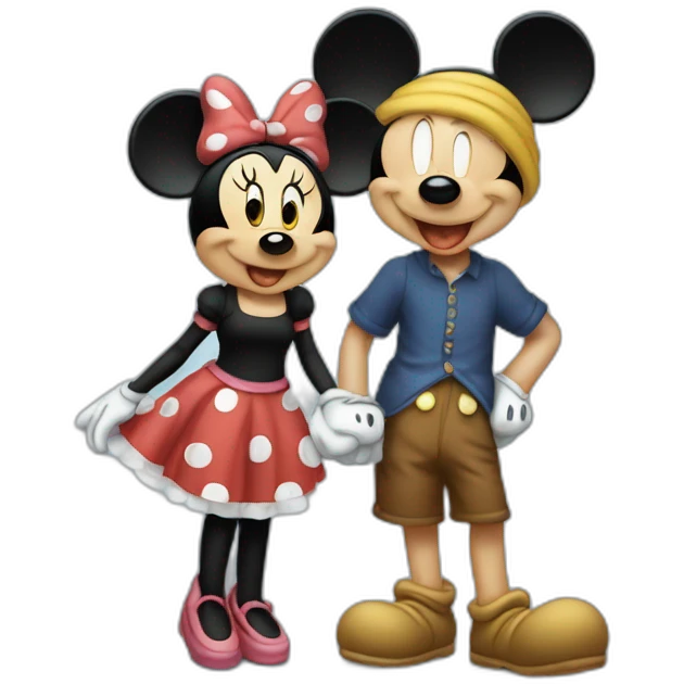 Mickey et minie qui jen emoji