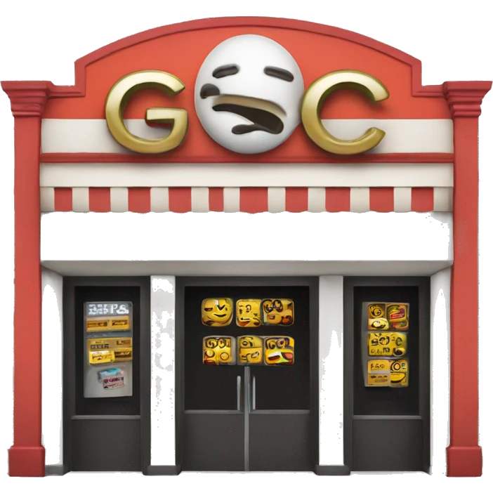 Cinemas with the word "GSC" emoji