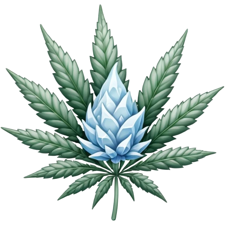 white marijuana emoji