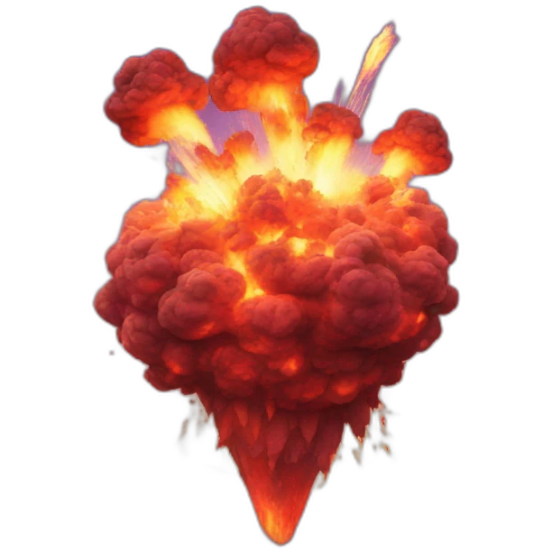 Explosion love emoji