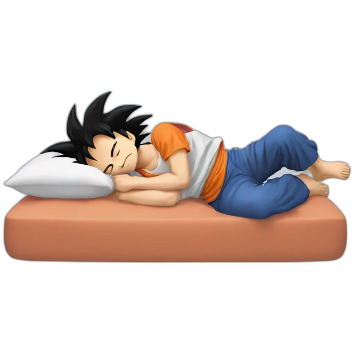 son goku sleeping emoji