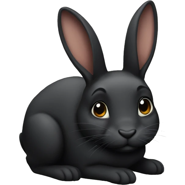Black rabit  emoji