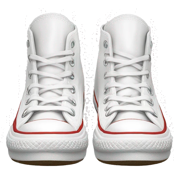 Converse high top platform white  emoji