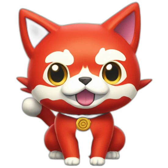 Jibanyan from yokai watch emoji