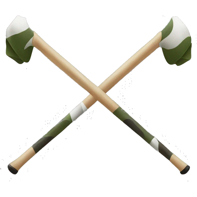 Camo croquet bow  emoji
