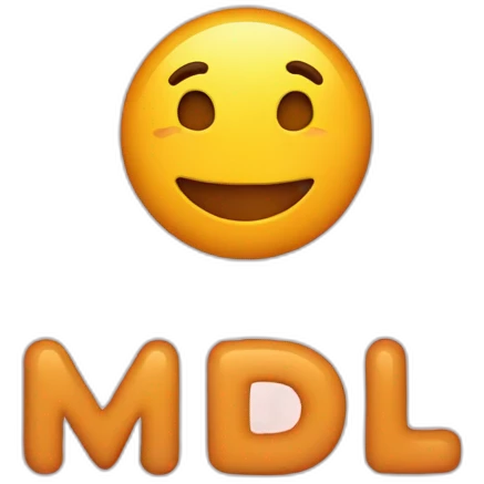 love message, with text "MDL" emoji