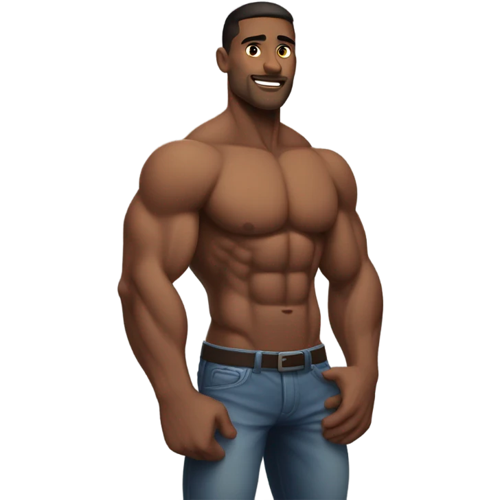 Healthy fit dude emoji