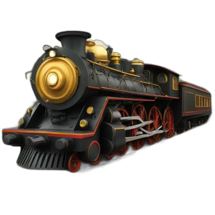 steam train emoji