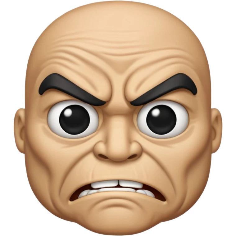Black mad  emoji